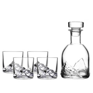 Комплект чаши и бутилка за уиски LIITON Everest 5 части - Potrebno
