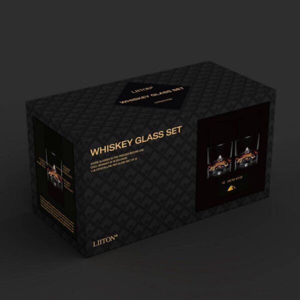 Комплект чаши за уиски LIITON K2 250ml 2 броя - Potrebno