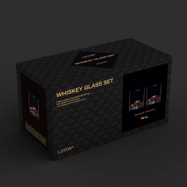 Комплект чаши за уиски LIITON Mt. Blanc 280ml 2 броя - Potrebno