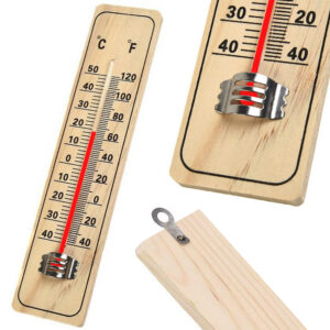 Дървен термометър за външна и вътрешна употреба