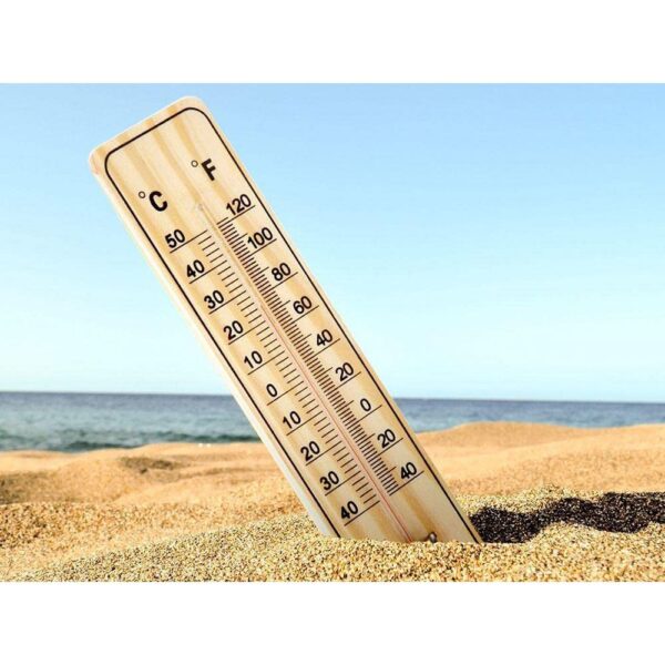 Дървен термометър за външна и вътрешна употреба