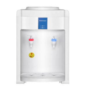 Диспенсър за вода Rohnson R-9702, Електронен, 5 l/h дебит, 420W нагревател, Резервоар от неръждаема стомана, Бял