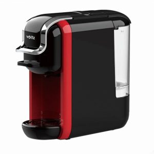 Еспресо машина за мляно кафе и капсули 8в1 Oliver Voltz OV51171B5, 1650W, 19 bar, Черен/червен - Potrebno