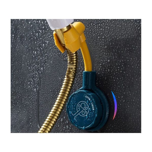 Вендузна поставка за душ слушалка с въртяща се дръжка