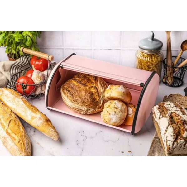 Кутия за хляб Kinghoff KH 1756, 36 см, Лека и здрава конструкция, Стомана - Potrebno