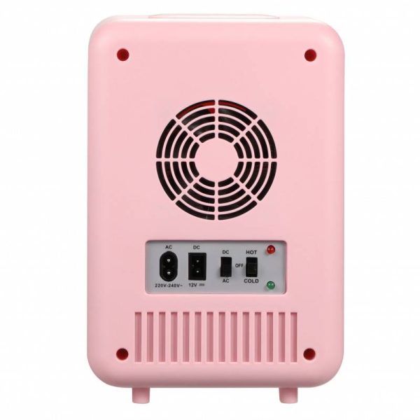 Хладилник мини Adler AD 8084p, 12V/220V, 32-42 W, 4 L, Отопление/Охлаждане, Розов - Potrebno