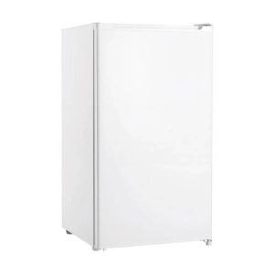 Хладилник Crown DF-90W, 107 kWh/г, 90 l, Клас F, Зона с нулева температура, LED осветление в хладилната част, Статична охлаждаща система, Бял - Potrebno